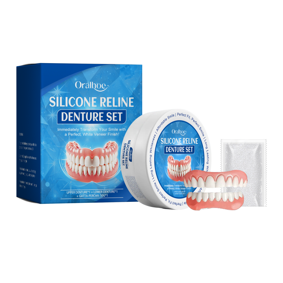 Oralhoe Cosmetic Denture Set - Am??Liorez Le Confort De Votre Sourire-image