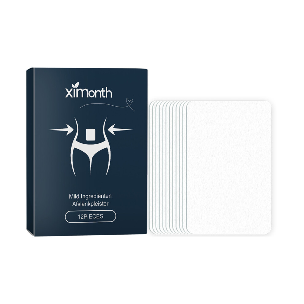 Ximonth Body Care Patch - Curve Sculpting with Saffron, Pepper & Ginger, 12 Pcs