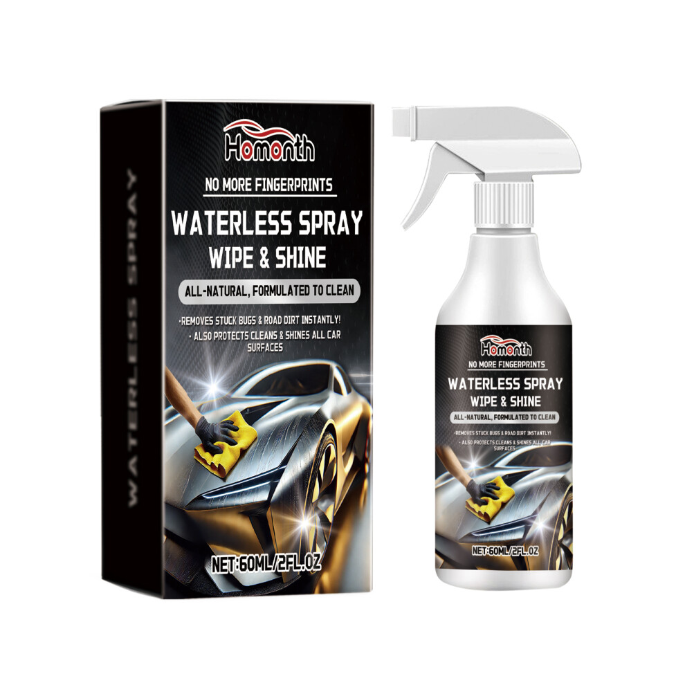 Homonth Car Surface Cleaner 60ml - Waterless Stain Remover & Shine Restorer