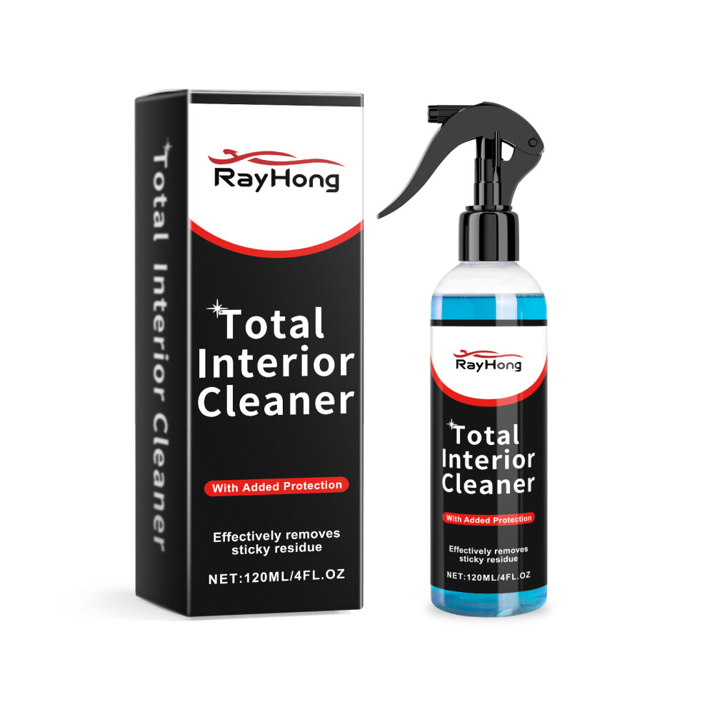 Rayhong Nettoyant Int??Rieur Voiture 120Ml - Solution De Nettoyage Pour Cuir, Tissu Et Plastique-image