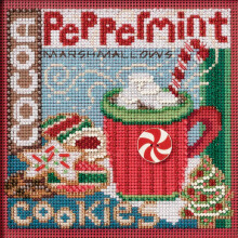 Mill Hill Santa's Treats Counted Cross Stitch Kit 5 por 5 polegadas