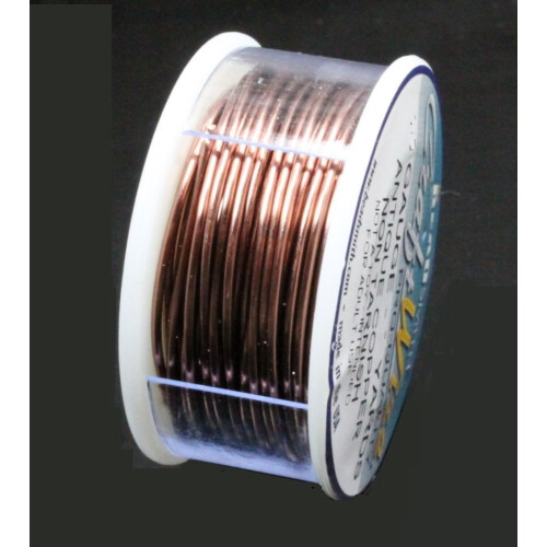 Beadsmith Wire Elements Craft Wire - Ανθεκτικό σε οξείδωση, Μαλακό, Χρώμα Αντίκας - 1mm, 18 Gauge, 7 Yards