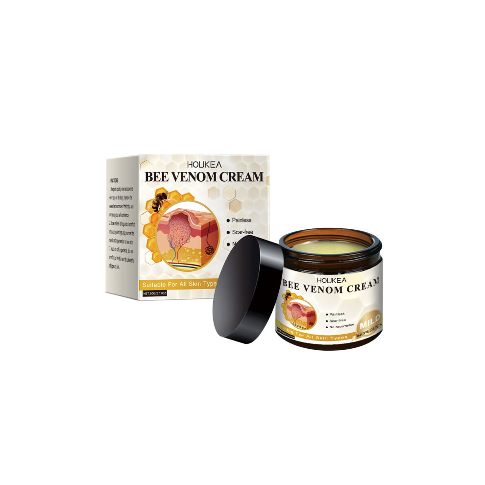 Cr??me au venin d'abeille Houkea - Cr??me hydratante pour le corps pour la qualit?? de la peau - 60g