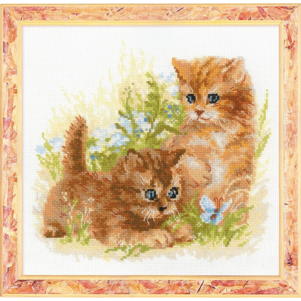 Riolis (1-Pack) Child's Play Telpatroon Kruissteekpakket 9,75 Inch X 9,75 Inch 14 Stuks R1391-image