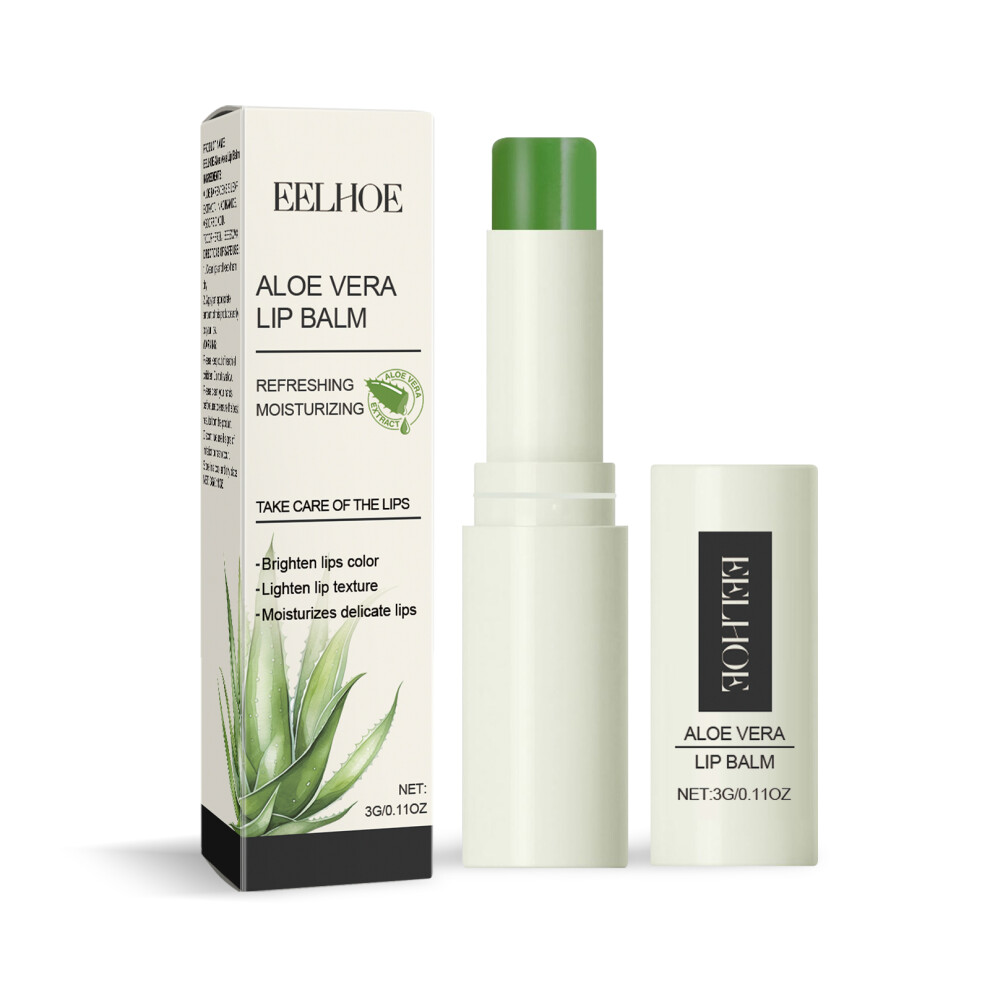 EELHOE Aloe Vera Lip Balm - Baume ?? l??vres hydratant et r??parateur pour l??vres s??ches - 3g