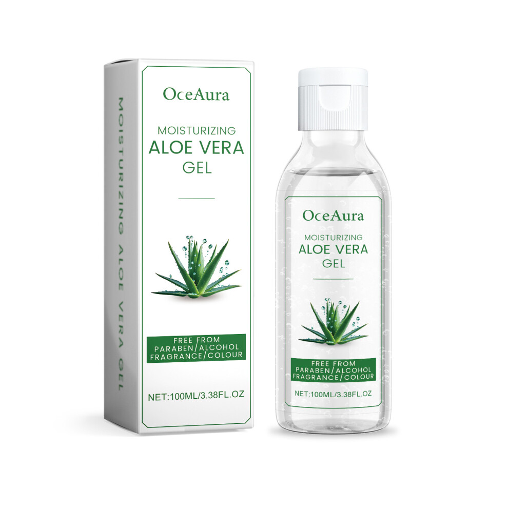 Oceaura Gel D'aloe Vera - Hydratant, Apaisant Et R??Parateur Pour La Peau, 100Ml-image