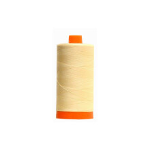 Aurifil Mako Nici bawełniane Solid 50wt 1422yds Masło