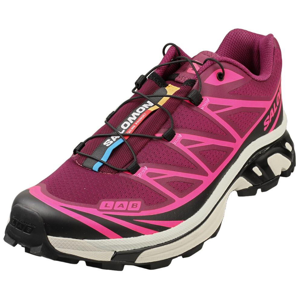 (8) Salomon Xt-6 Unisex Fashion Trainers in Plum