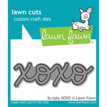 Lawn Fawn Cuts Die Scripty XOXO