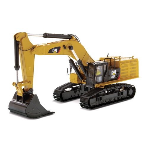 Caterpillar Diecast Masters 85709 - Pelleteuse avec Outils supplémentaires Cat 395 GP, échelle 1:50, env. 8,9 x 11,4 x 29,2 cm, dès 14 Ans