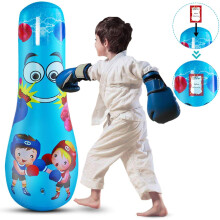 Tabpole Inflatable Punching Bag, Free Standing Boxing Punching Bag Air Bop Bag to Exercise Stress Relief for Kid Boys & Girls