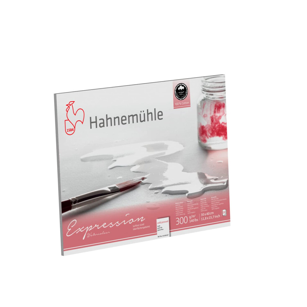 Bloc aquarelle Hahnemuhle blanc grand format