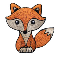 Grafic Dust Dragu? Brown Fox Brodat Iron Pe Patch Applique Animal Love Sweet Dog DIY Jean Jacket