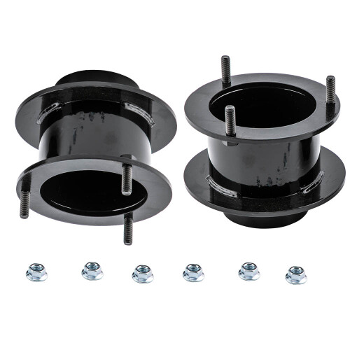 2x Coil Spring Spacers Front Upper 3.5" for Dodge Ram 1500 2500 3500 4WD Black