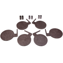 Q235 acciaio Bersaglio DUELLO Albero da te KIT 6pc 6" x 3/8" PAD W TUBI