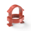de ExtraçãO BotãO Guitarra Pullit Knob Extractor para Luthier Repair Tool Knobs Bushes Puller ToolS Red 2