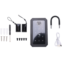 Smartkey Lock Box, Home Key Wireless Smartlock Electronic Box App CóDigo Digital Bluetooth Safe para Host