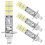 4 StüCke H1 6000K Super 80W LED Scheinwerfer Birnen Kit 3