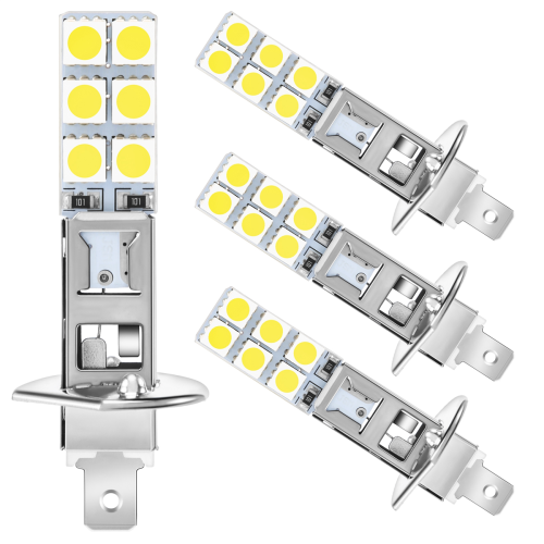 4 StüCke H1 6000K Super 80W LED Scheinwerfer Birnen Kit 2