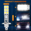 4 StüCke H1 6000K Super 80W LED Scheinwerfer Birnen Kit 10