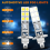 4 StüCke H1 6000K Super 80W LED Scheinwerfer Birnen Kit 5