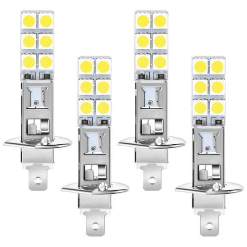 4 StüCke H1 6000K Super 80W LED Scheinwerfer Birnen Kit
