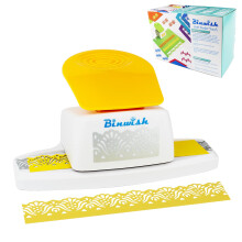 Binwish Craft Border Punch Cardstock Punch Paper Edger Making Lacy Scroll Edge til Scrapbooking Large Repeating Decorative tykkere papirværktøj -