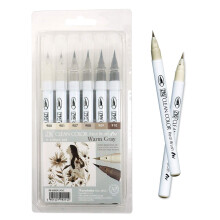 Kuretake ZIG Clean Color Real Brush Marker Joustavat siveltimen krjet Akvarellikynt maalaamiseen Kalligrafian ja sivellinkirjoituksen maalaamiseen