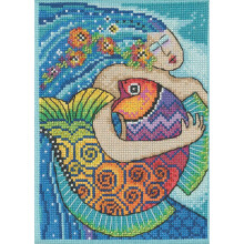Kit de Ponto Cruz Mill Hill Ocean Song, Multicolor