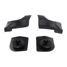4 Stück 3C0825271 3C0825272 3C0825961 3C0825962 Außensohlenschutzplatten-Abdeckplatte Blindabdeckung für B6 B7 CC Magotan