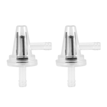 2X MOTORRAD SNOWMOBILE CLEAR INLINE GAS RECHTE KRAFTSTOFFFILTER 1/4 6 / 7MM BIKE