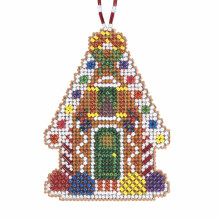 Mill Hill Kreuzstich Lebkuchen-Chalet Multi, gezhlt