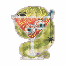 Augapfel-Martini-Perlen-Kreuzstich-Ornament-Set, Mill Hill 2022 Herbsternte MH182223, mehrfarbig