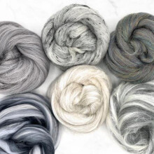 Revolution Fibers Zen Blend Collection | Luxusn smesi merino hedvbnho bambusu a viskzy | Smesi zkladnch vlken pro sprdn, plsten, tkan a t