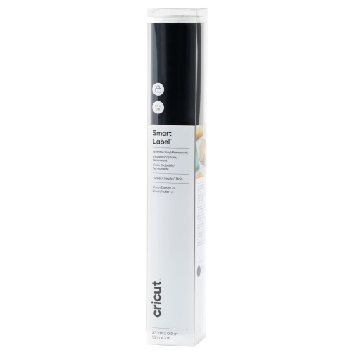 Cricut Smart Label Writable Vinyl - Μόνιμο, Ρολό 3 ft (13'x36'), Μαύρο 1