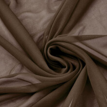 Texco Inc Lttvikts Enfrgad Chiffong Matt Jersey No Stretch smnad Hantverk Brllopsklder Tyg DIY-projekt Brun 1 Yard