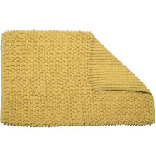 Croydex Chenille Bath Mat Yellow Super Soft Cushioned Slip-Resistant Backing