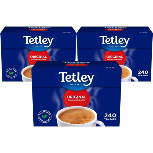 Tetley Tea Bags - 3pk x 240ct