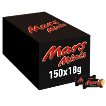 Mars Minis Schokoriegel | Schokolade Gro?packung | Karamell | 150 x 18g