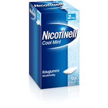 Nicotinell Kaugummi 2 mg Cool Mint (Minz-Geschmack), 96 Stk.: Nikotinkaugummi f?r schrittweise Raucherentw?hnung und sofortigen Rauchstopp