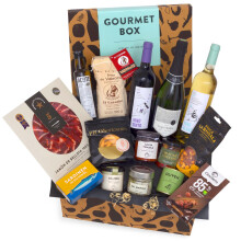 jamon.de Feinkost-Pr?sentkorb Gourmet mit Wein, Cava & spanischen Delikatessen - Geschenkkorb f?r Feinschmecker & Freunde der mediterranen K?che