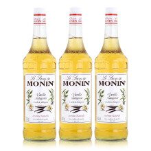 Monin Sirup Vanille, 1,0L 3er Pack
