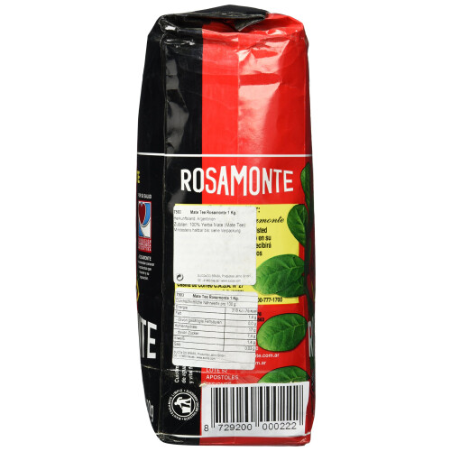Yerba Rosamonte Argentinischer Mate Tee, 5er Pack (5 x 1000 g) 1