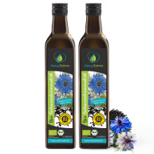 Sanus Natura Bio Schwarzkümmelöl 1000 ml, ungefiltert, kaltgepresst, mühlenfrisch – direkt vom Hersteller
