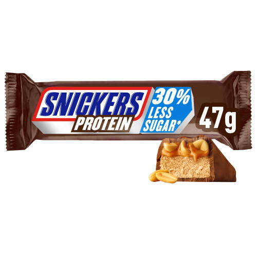 snickers SNICKERS Protein Riegel, Schokoriegel Protein, Gro?packung, 18 x 47g 2