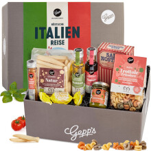 Gepp?s Feinkost Bella Italia Geschenkbox I Geschenkkorb f?r M?nner und Frauen I Feinste italienische Spezialit?ten, hergestellt nach eigener Rezeptur