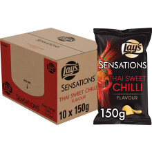 Lay's Sensations Chips Thai Sweet Chili, Schachtel 10 St?ck x 150 g