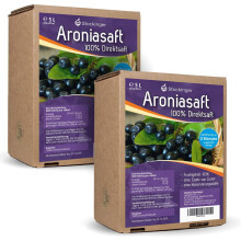 2 x 5L Obsthof Stockinger Aroniasaft - Muttersaft Bag in Box Aronia - Direktsaft , Sparpaket