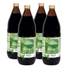 KOPP Vital? Bio-Aloe-Vera-Saft | Karton mit 4 x 1 Liter | 100% Direktsaft | Bio-Qualit?t | Naturtr?ber Frischpflanzensaft | Hohe Aloverose-Gehalt