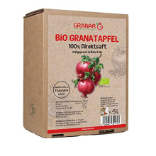 Granar Bio Granatapfel-Direktsaft Muttersaft 100% naturtrüb, ungefiltert - frisch abgefüllt alle 6 Wochen